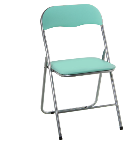 Folding Chair Alexandra House Living Blue 44 x 78 x 46 cm