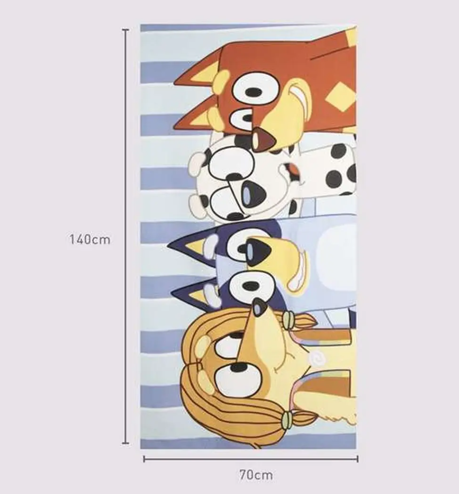 Beach Towel Bluey Light Blue 70 x 140 cm