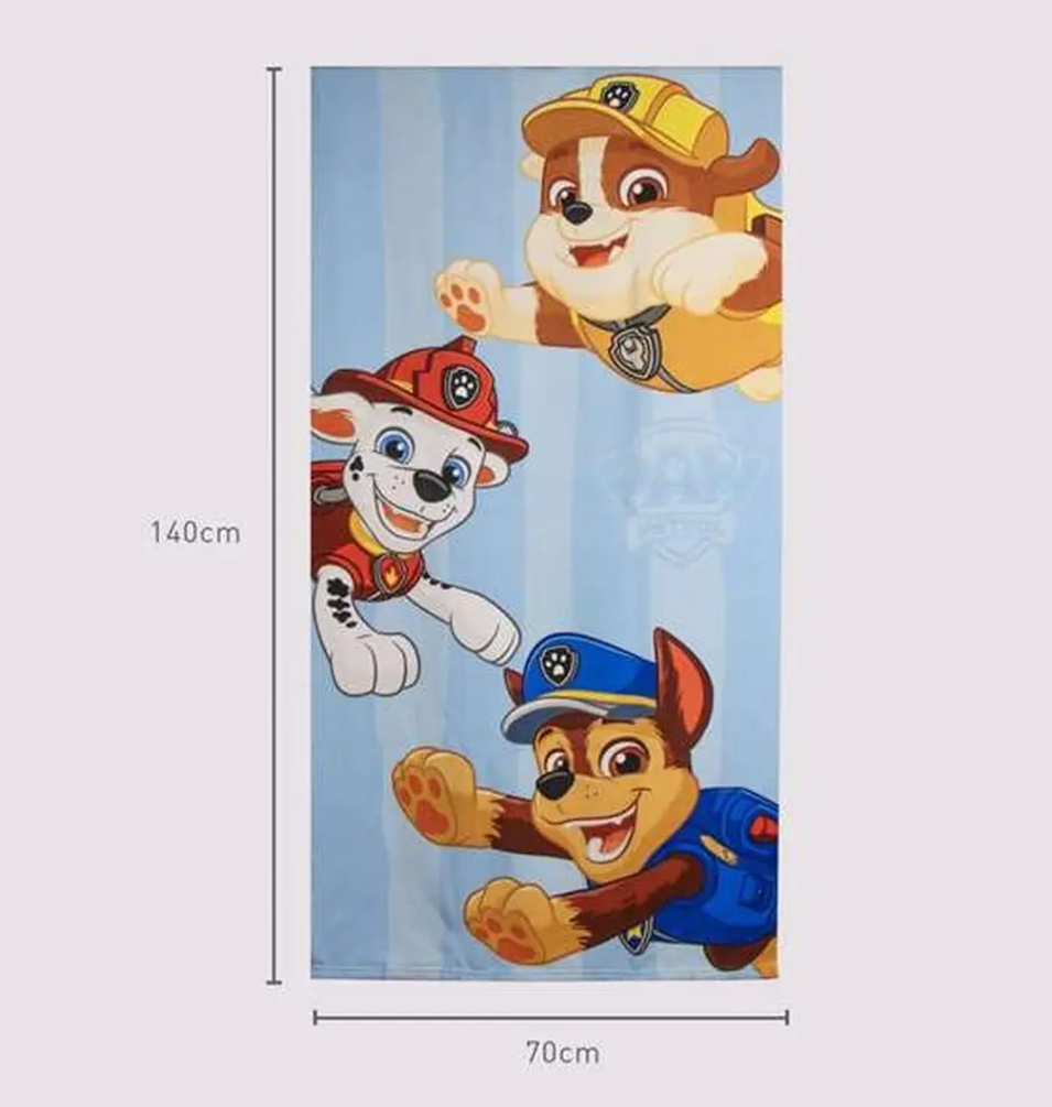 Beach Towel The Paw Patrol Light Blue 70 x 140 cm