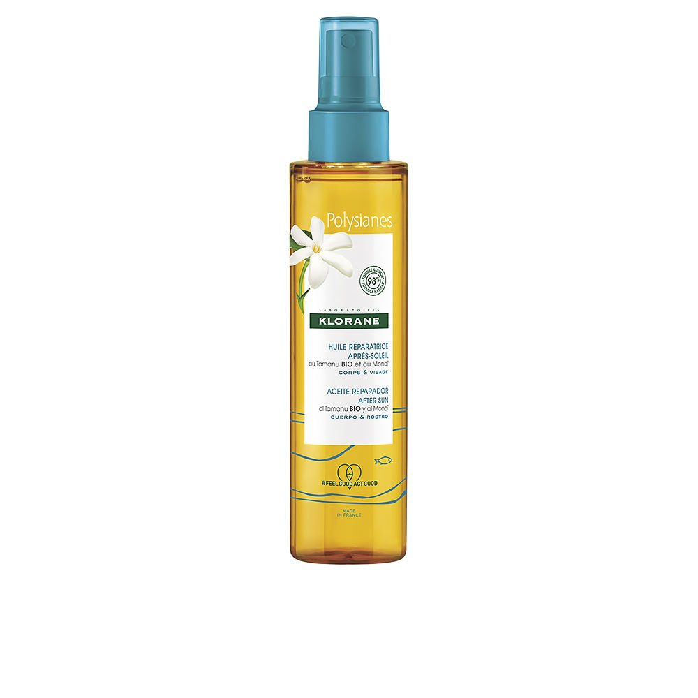 POLYSIANES MONOÏ Y TAMANU BIO repair oil after sun  150 ml