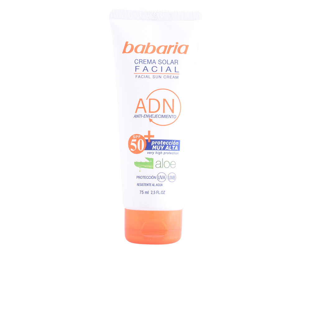 SOLAR ADN crema solar facial aloe vera SPF50   75 ml